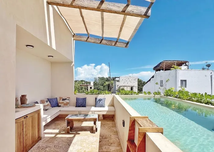 New Luxury Design Private Roof Pool Walkable Tulum